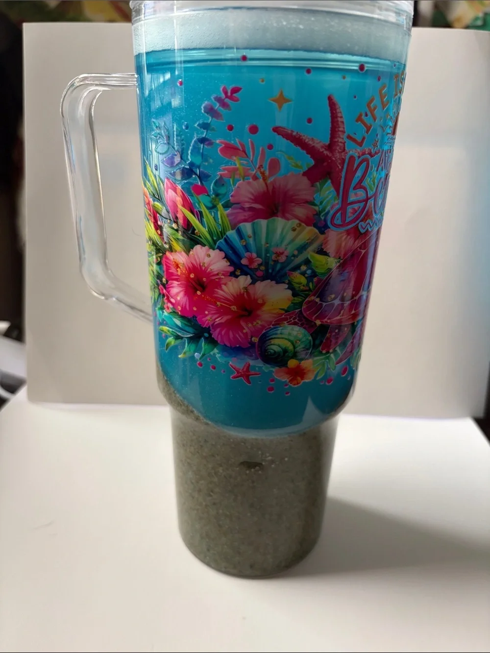 Life Is Better at the Beach 40 oz Beach Fill Tumbler